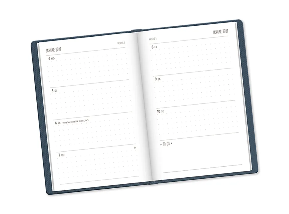 Terminplaner - "Punkte" - 2027 -  To-Do Januar