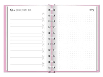 Terminplaner "Me-Time: Weil du es bist" - 2027 - To-Do Listen Seite und Notizeite