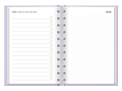 Terminplaner - "Hallo Glück" - 2027 - To-Do Liste Seite und Notizseite