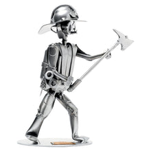 Schraubenfigur – Feuerwehrmann mit Axt