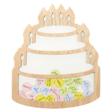 Gästebuch zum Geburtstag "Torte" aus Holz