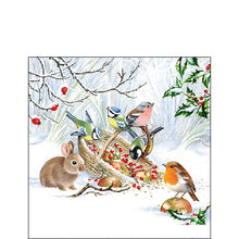 Ambiente® Servietten "Tierfütterung im Winterwald" - FSC Mix