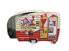 Blech-Keksdose "Winterlicher Wohnwagen"
