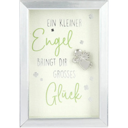 Mini-Bilderrahmen mit Schriftzug "Ein kleiner Engel"