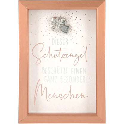 Mini-Bilderrahmen mit Schriftzug "Dieser Schutzengel..."