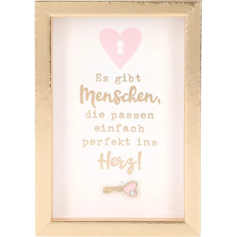 Mini-Bilderrahmen mit Schriftzug "Menschen"