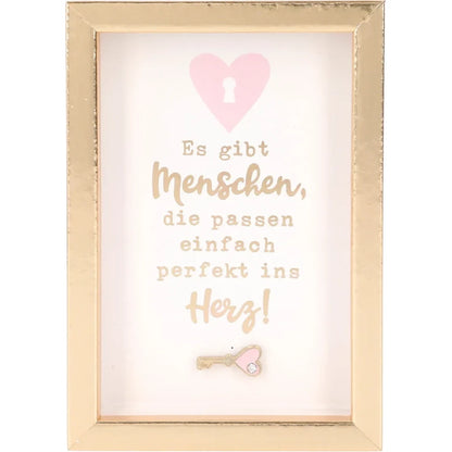 Mini-Bilderrahmen mit Schriftzug "Menschen"