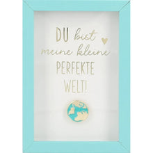 Mini-Bilderrahmen mit Schriftzug "Perfekte Welt"
