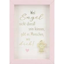 Mini-Bilderrahmen mit Schriftzug "Engel"