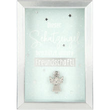 Mini-Bilderrahmen mit Schriftzug "Schutzengel für Freundschaft"