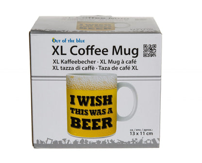 XL Tasse "I wish this was beer"