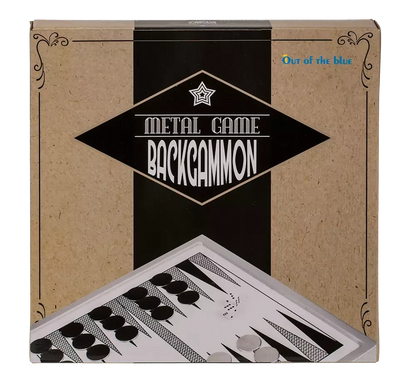 Brettspiel "Backgammon" aus Metall