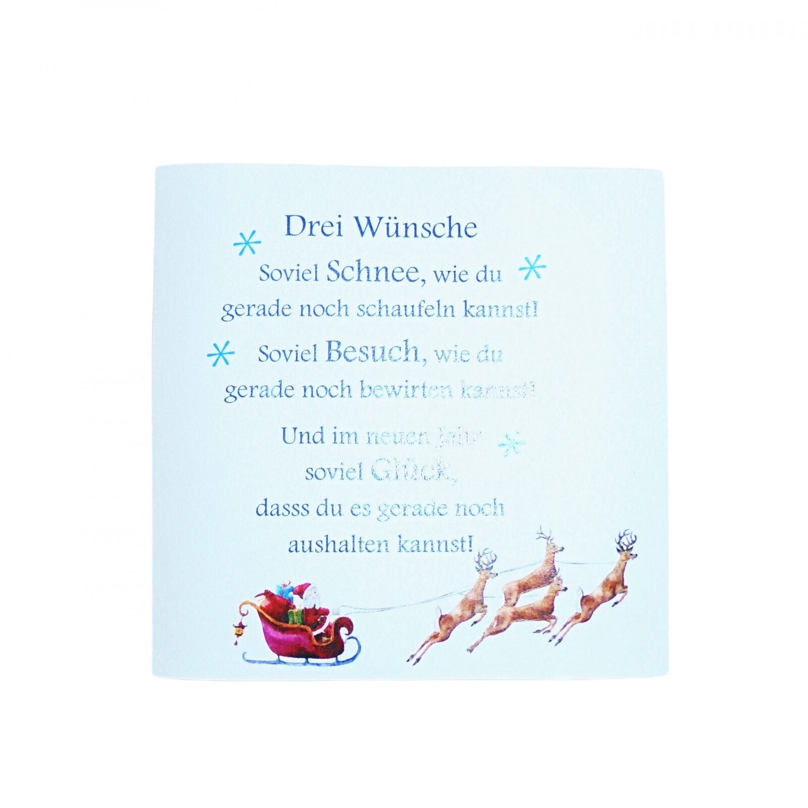 Weihnachtliches Reagenzglas mit Korken und Anhänger