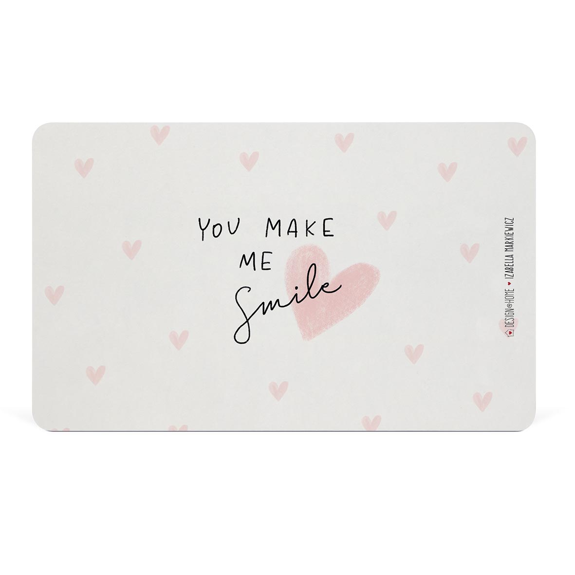 ppd Frühstücksbrettchen "Make me Smile"