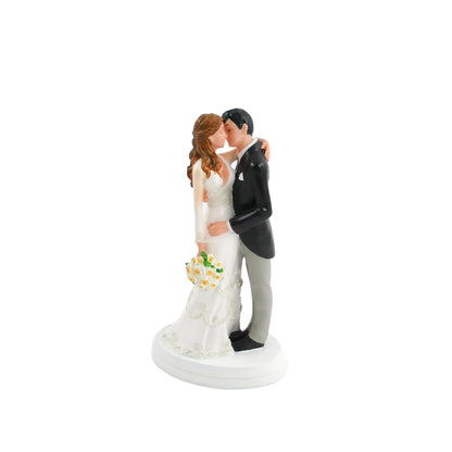 Modernes Brautpaar "Hochzeitskuss"