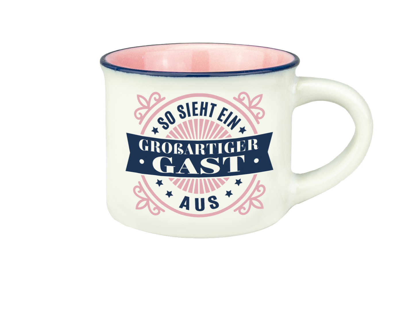 H&H Espresso-Tasse - für einen weiblichen Gast