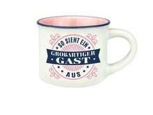 H&H Espresso-Tasse - für einen weiblichen Gast
