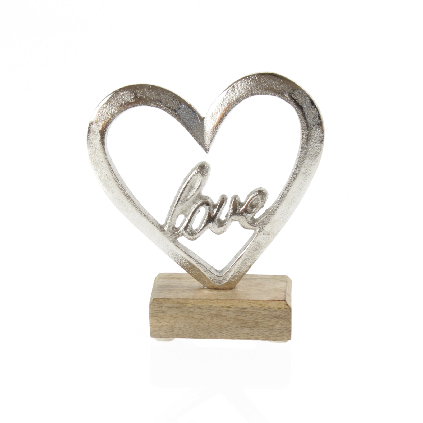 Herz aus Aluminium "love"