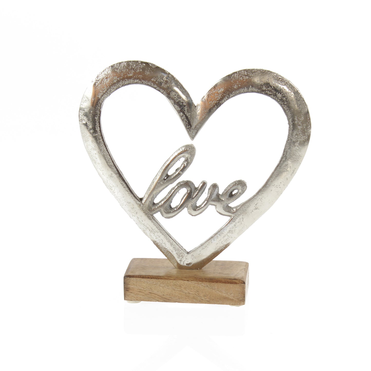 Herz aus Aluminium "love"