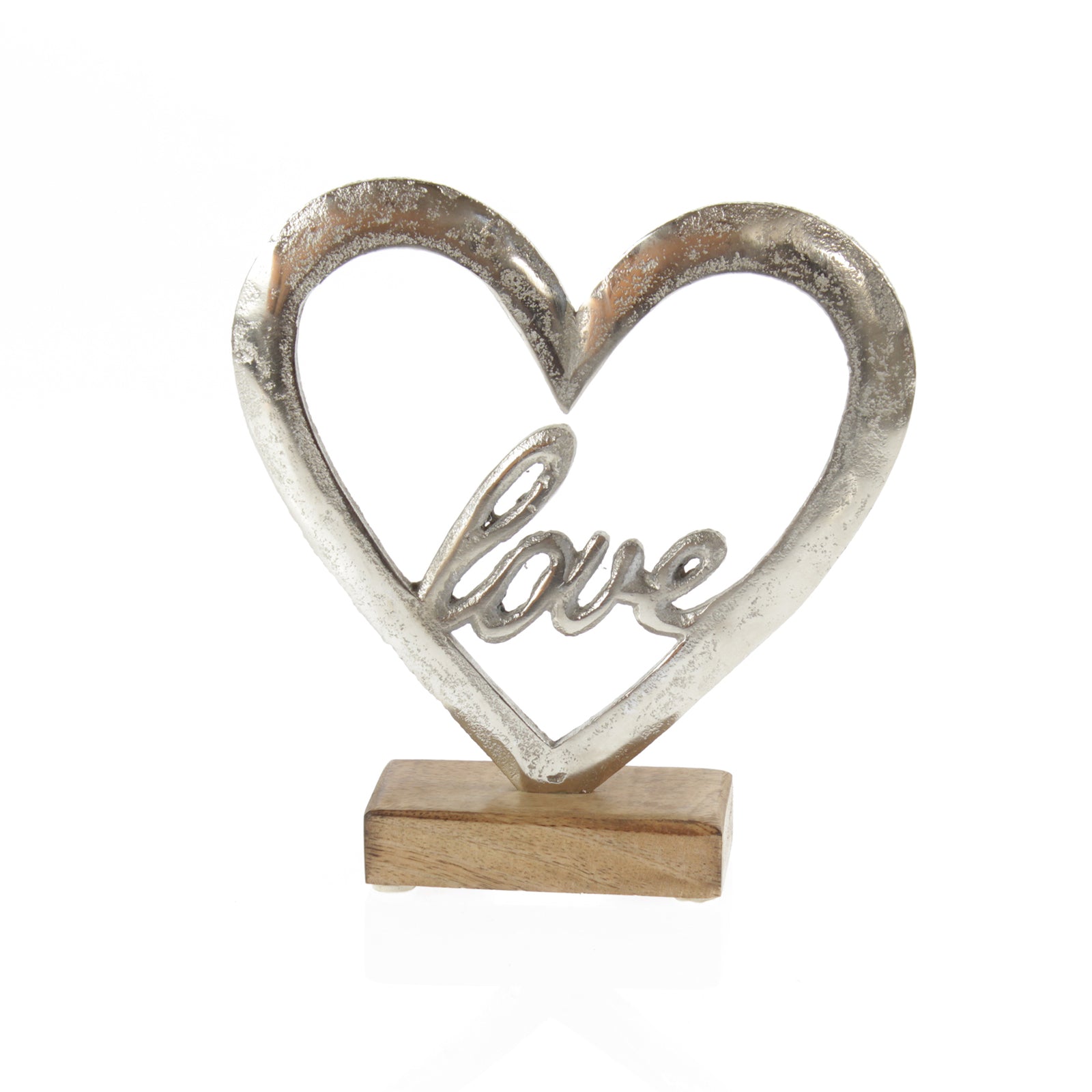 Herz aus Aluminium "love"