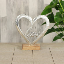 Herz aus Aluminium "love"