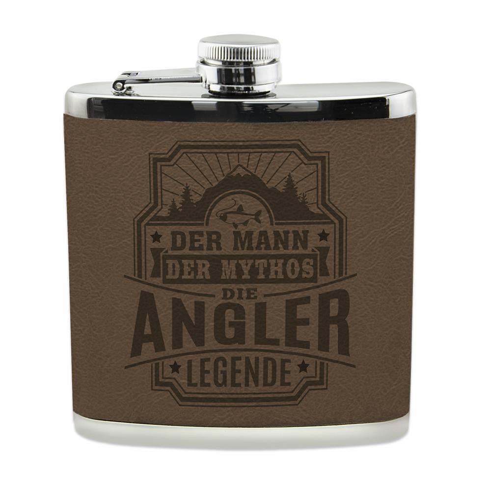 Personalisierter Flachmann "Echter Kerl" mit Namen