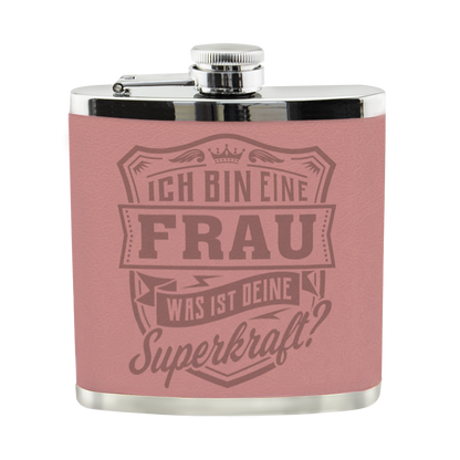 Personalisierter Flachmann "Echter Kerl" mit Namen
