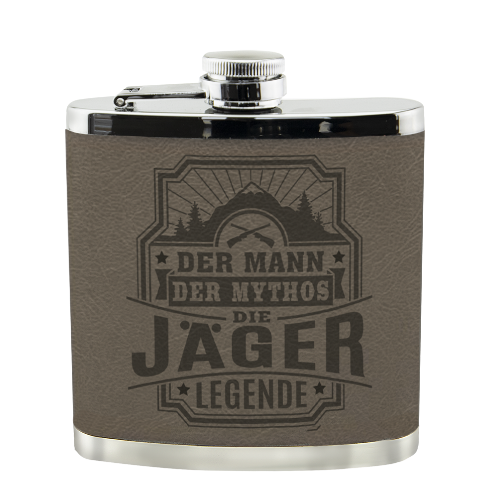 Personalisierter Flachmann "Echter Kerl" mit Namen