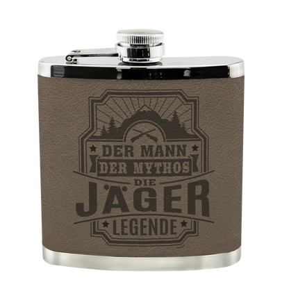 Personalisierter Flachmann "Echter Kerl" mit Namen