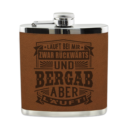 Personalisierter Flachmann "Echter Kerl" mit Namen
