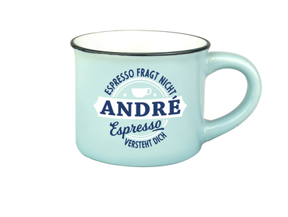 Personalisierte Espressotasse mit Namen