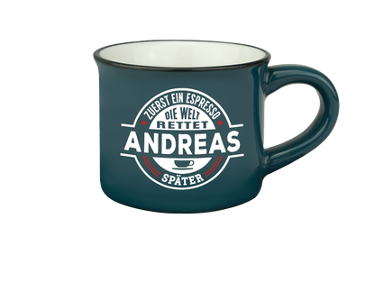 Personalisierte Espressotasse mit Namen