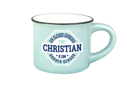Personalisierte Espressotasse mit Namen