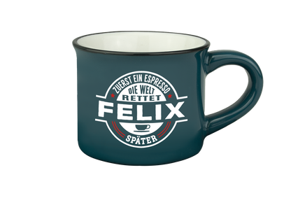 Personalisierte Espressotasse mit Namen