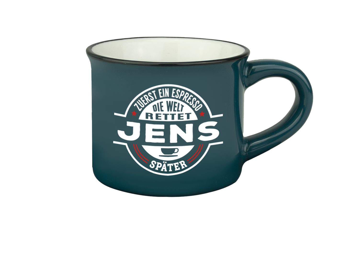 Personalisierte Espressotasse mit Namen