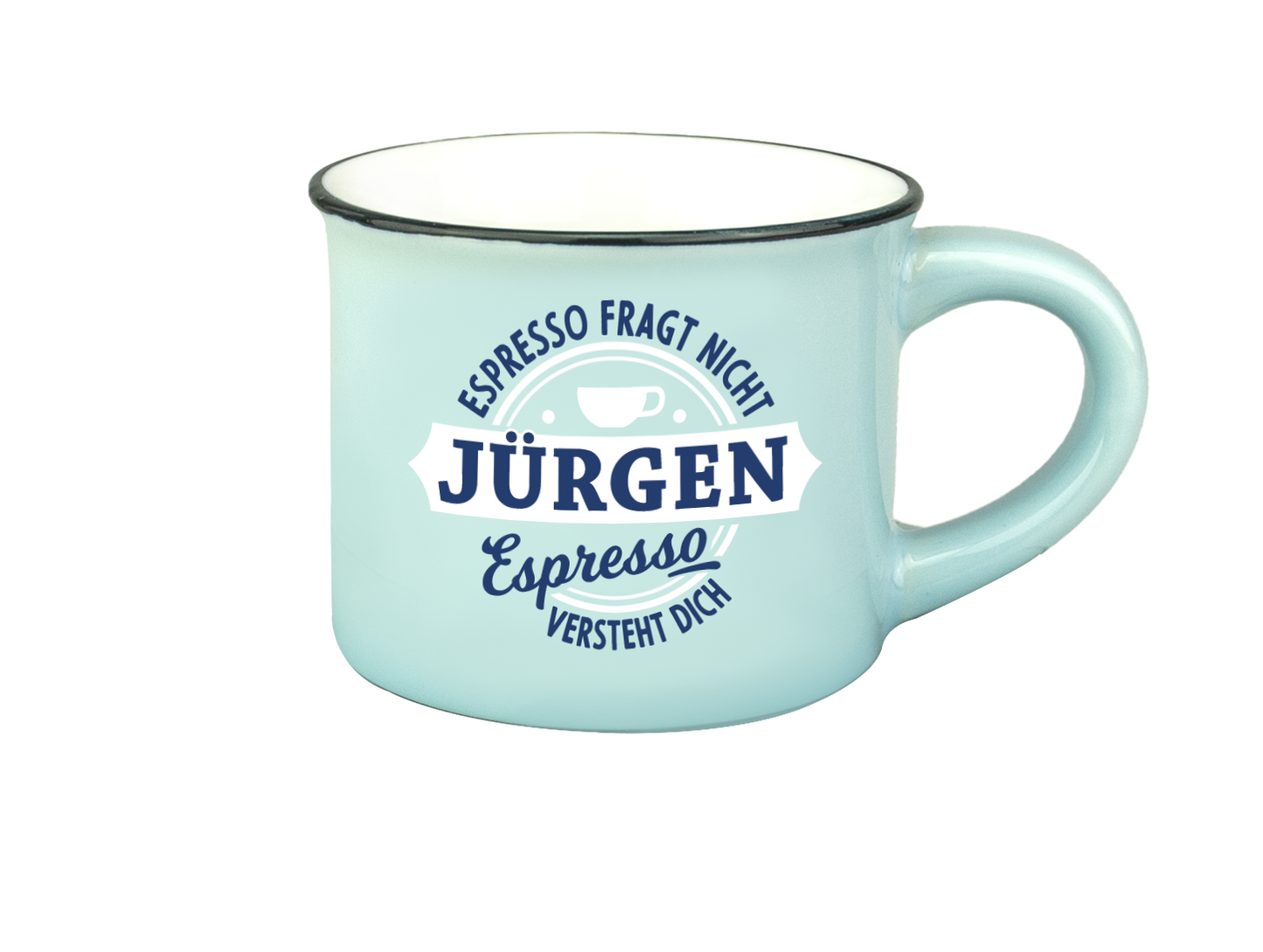 Personalisierte Espressotasse mit Namen