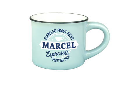 Personalisierte Espressotasse mit Namen