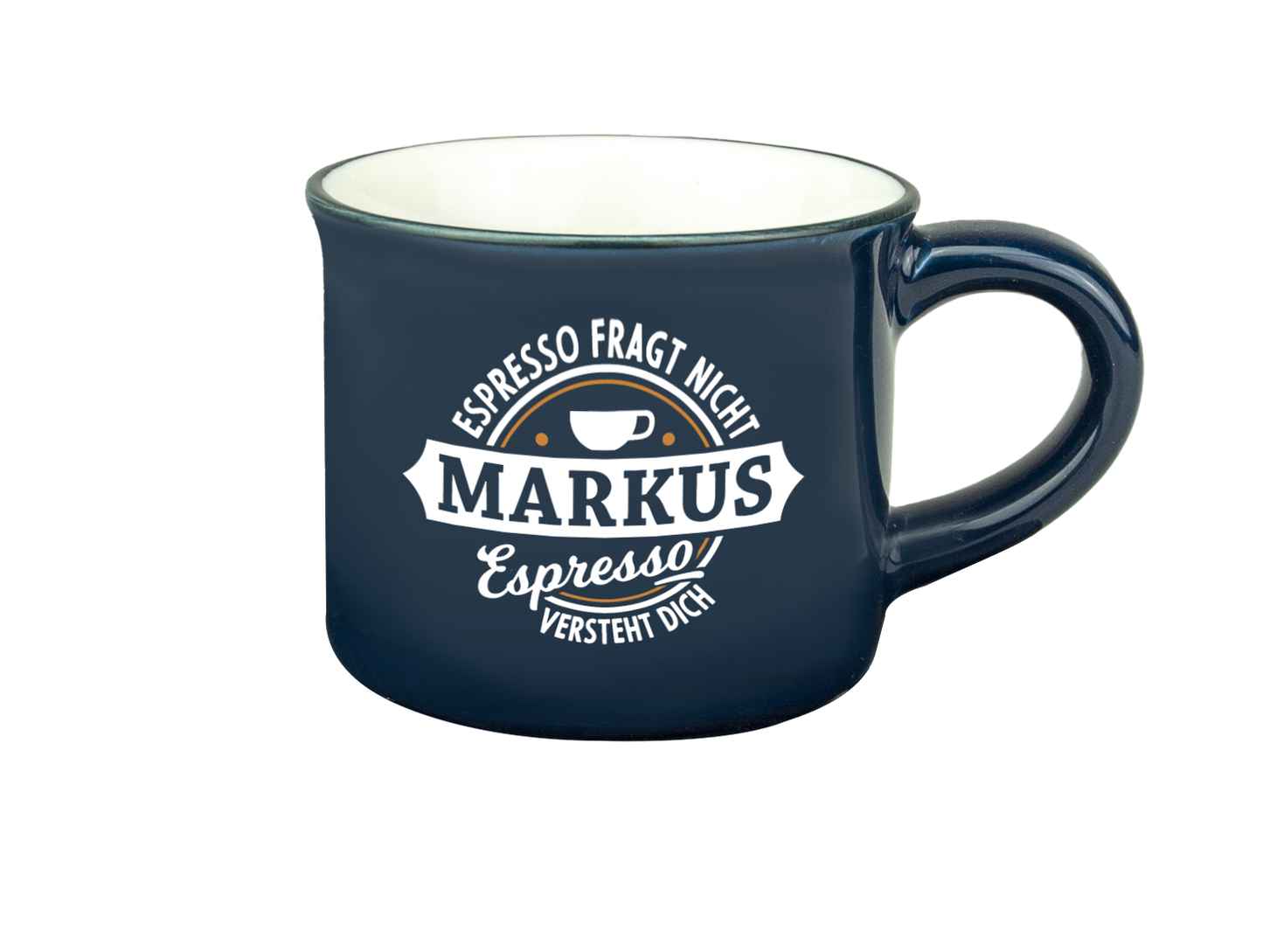 Personalisierte Espressotasse mit Namen