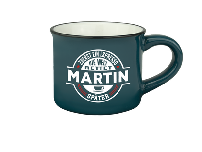 Personalisierte Espressotasse mit Namen