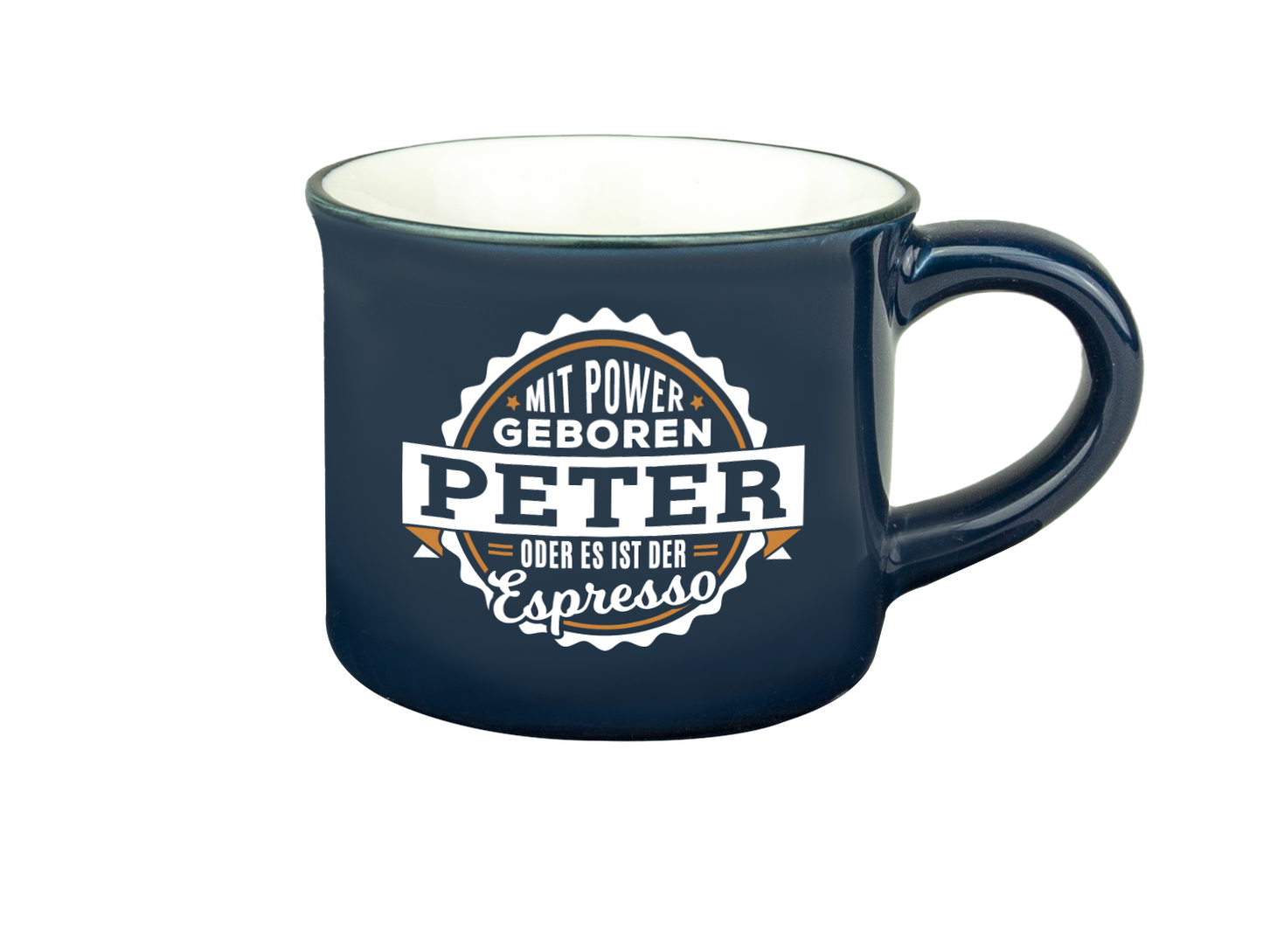 Personalisierte Espressotasse mit Namen