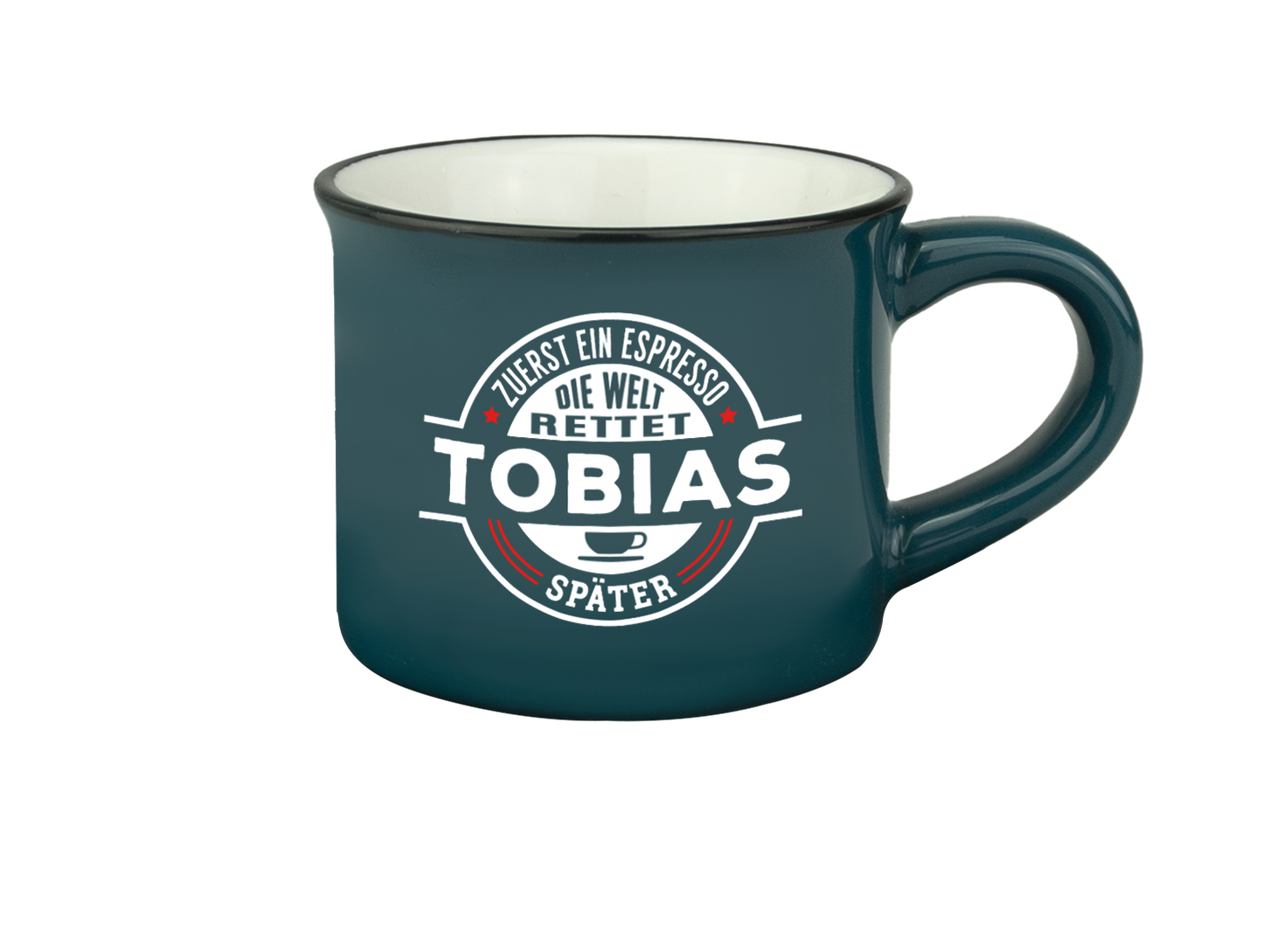 Personalisierte Espressotasse mit Namen