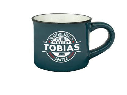 Personalisierte Espressotasse mit Namen