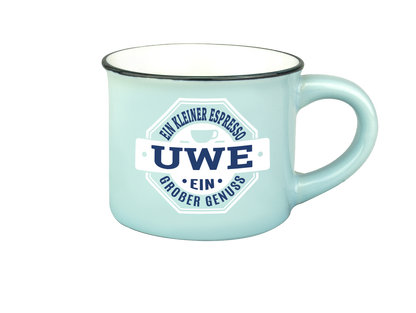 Personalisierte Espressotasse mit Namen