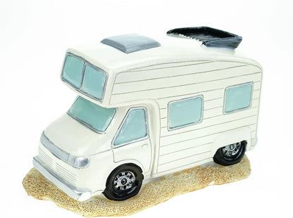 Spardose "Wohnmobil" aus Kunstharz
