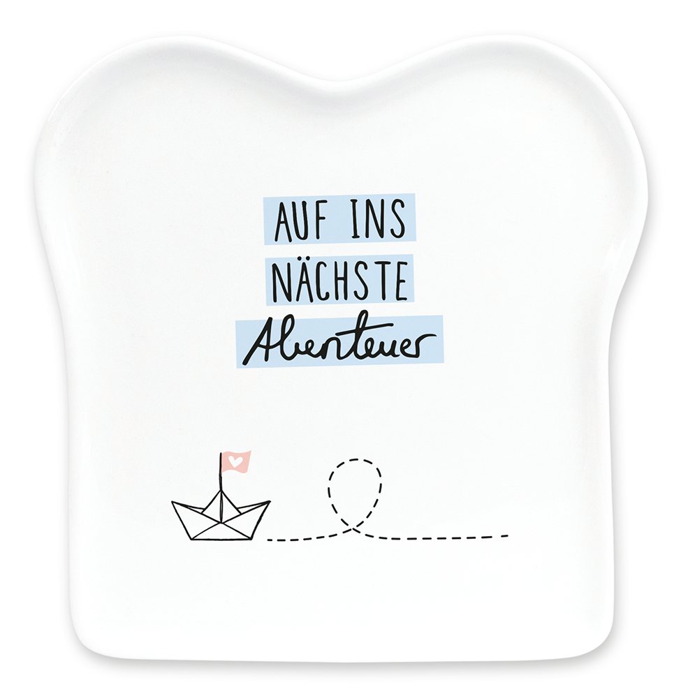 Toastteller “Auf ins nächste Abenteuer”