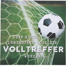 Pop-up-Musikkarte "Volltreffer" mit Licht-Effekt