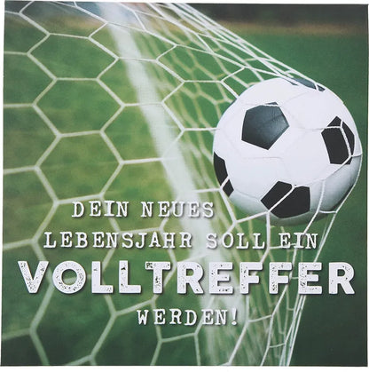 Pop-up-Musikkarte "Volltreffer" mit Licht-Effekt