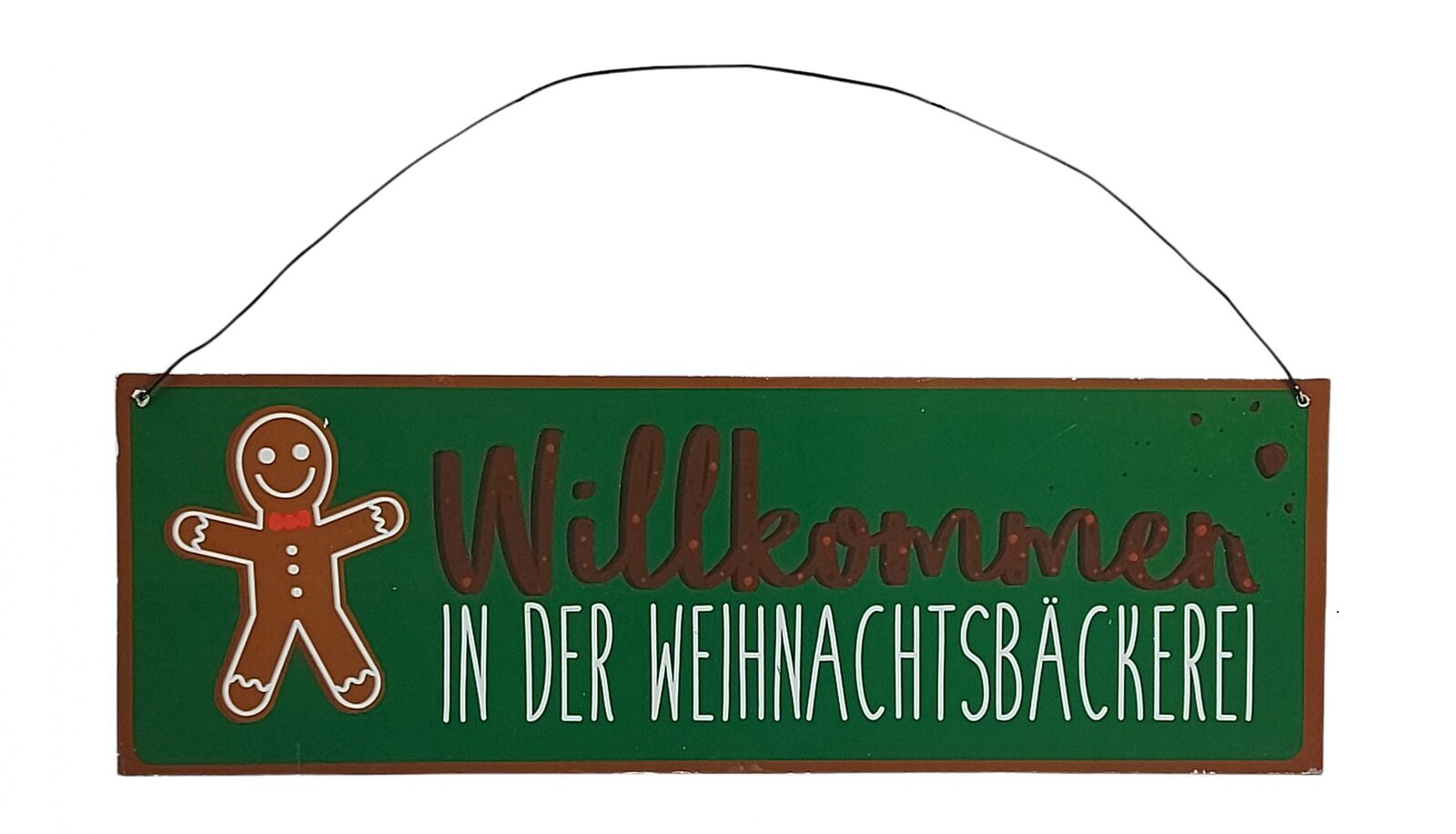 Adventsschild "In der Weihnachtsbäckerei"