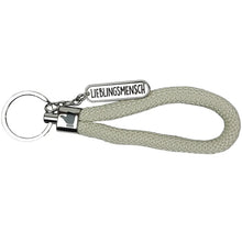 Schlaufen-Schlüsselanhänger "Lieblingsmensch"