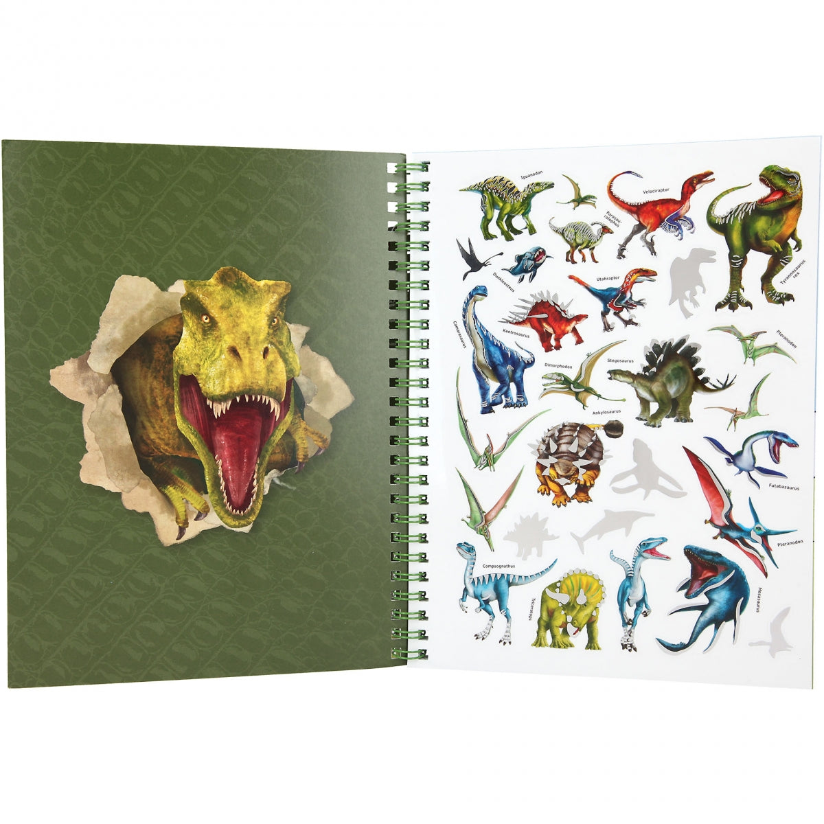 DINO WORLD Malbuch Buntstiften